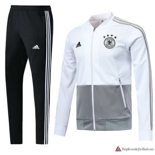 Chandal Alemania 2018 Blanco Gris